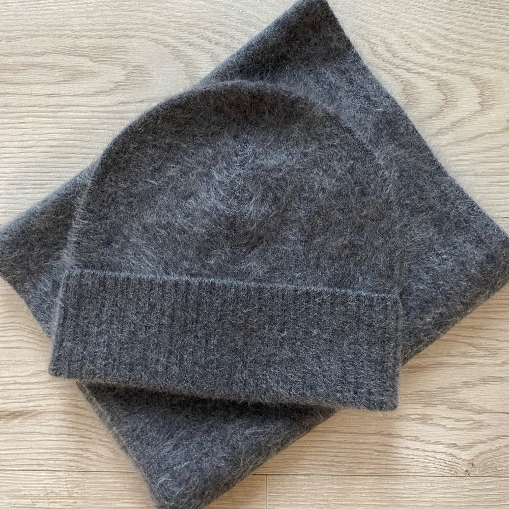 J. Crew: Brushed Cashmere
Beanie and Scarf For Women